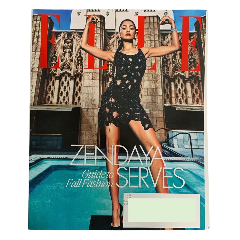 Elle Magazine September 2023 Zendaya Serves Guide To Fall Fashion